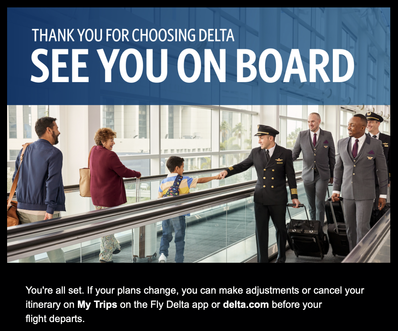 GREMLIN booking a Delta flight